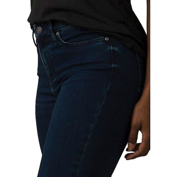 prAna Sienna Jean Deep Blue Skinny Stretch Denim Size 0/25 Athleisure Outdoor - Picture 3 of 10